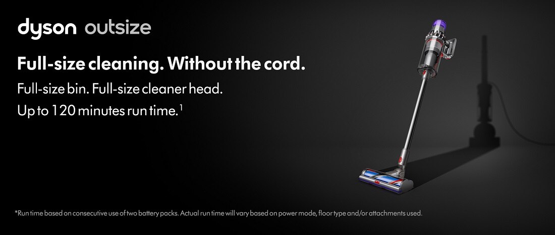 Dyson Outsize Cordless Stick Vacuum Cleaner-368341-01 - The Home Depot